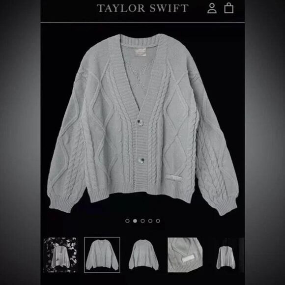 Taylor Swift The Tortured Poets Department Cardigan - Picture 3 of 4